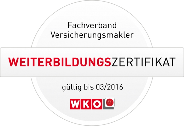 Weiterbildungszertifikat der Wirtschaftskammer Österreich für Keferböck &amp; Partner GmbH