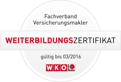 Weiterbildungszertifikat der Wirtschaftskammer Österreich für Keferböck &amp; Partner GmbH