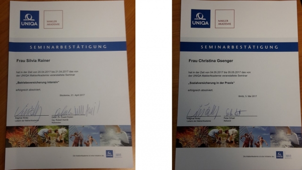 Aus- und Weiterbildung!!!